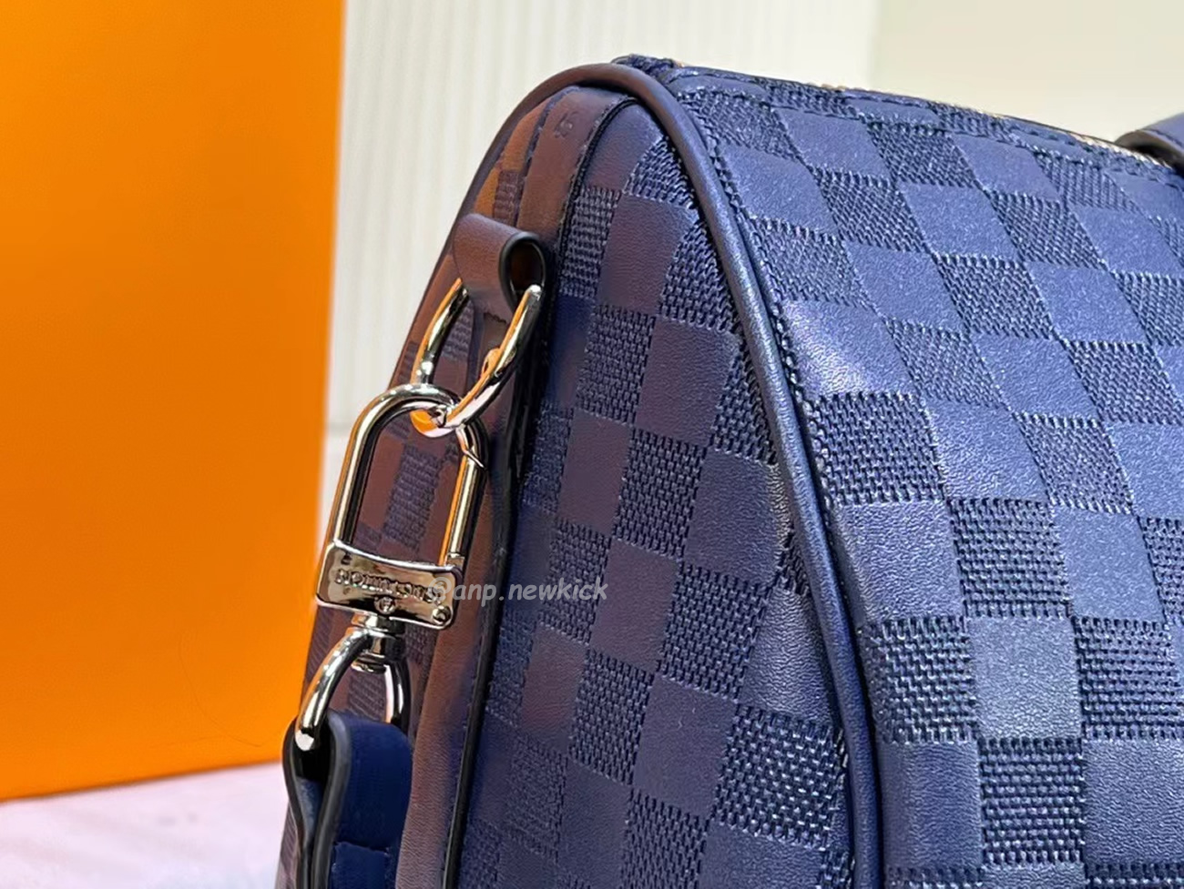 Louis Vuitton Keepall Bandouliere Monogram 50 Navy Duffel Bag (35) - www.newkick.vip